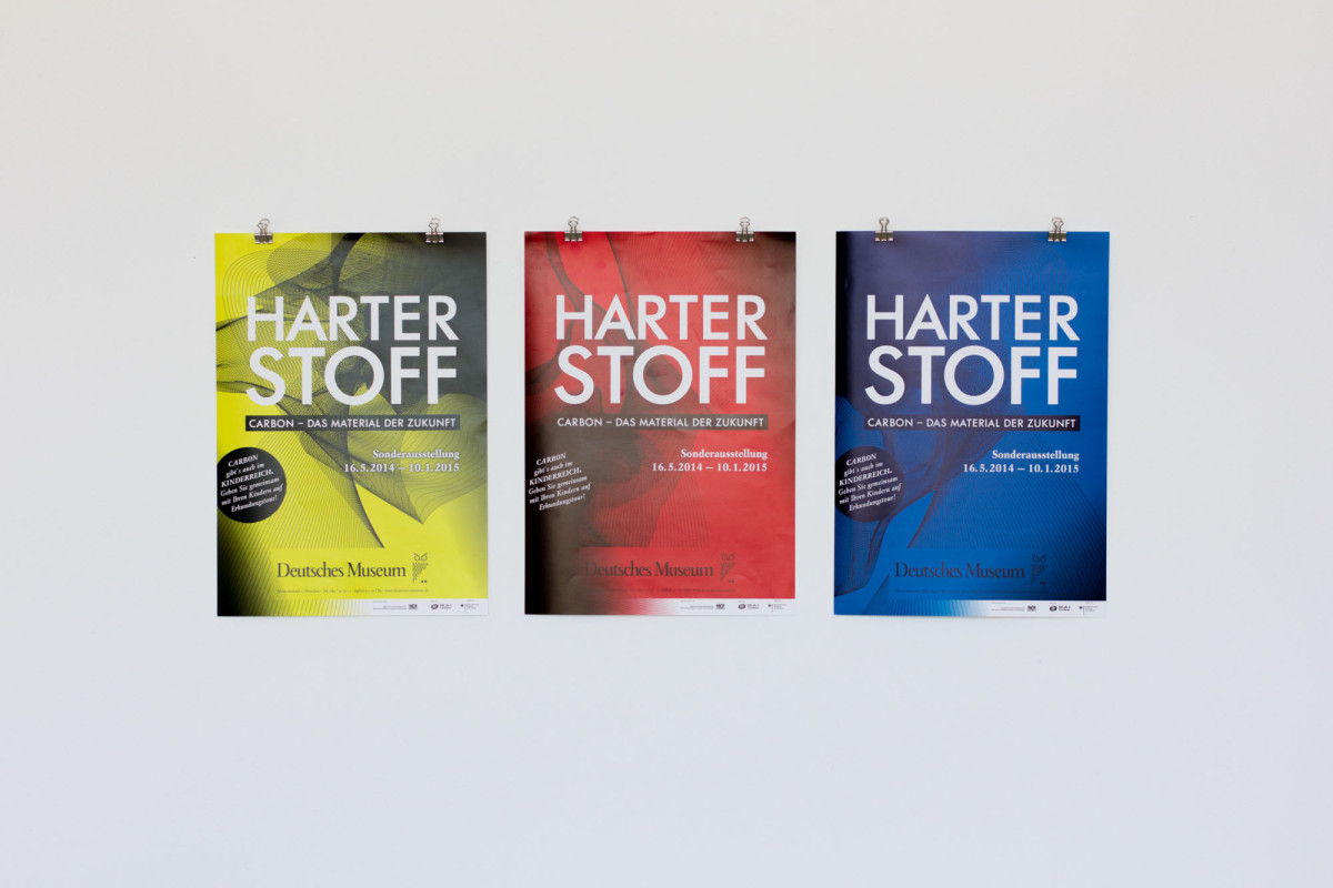 Grafische Gestaltung einer Plakatserie begleitend zur Ausstellung